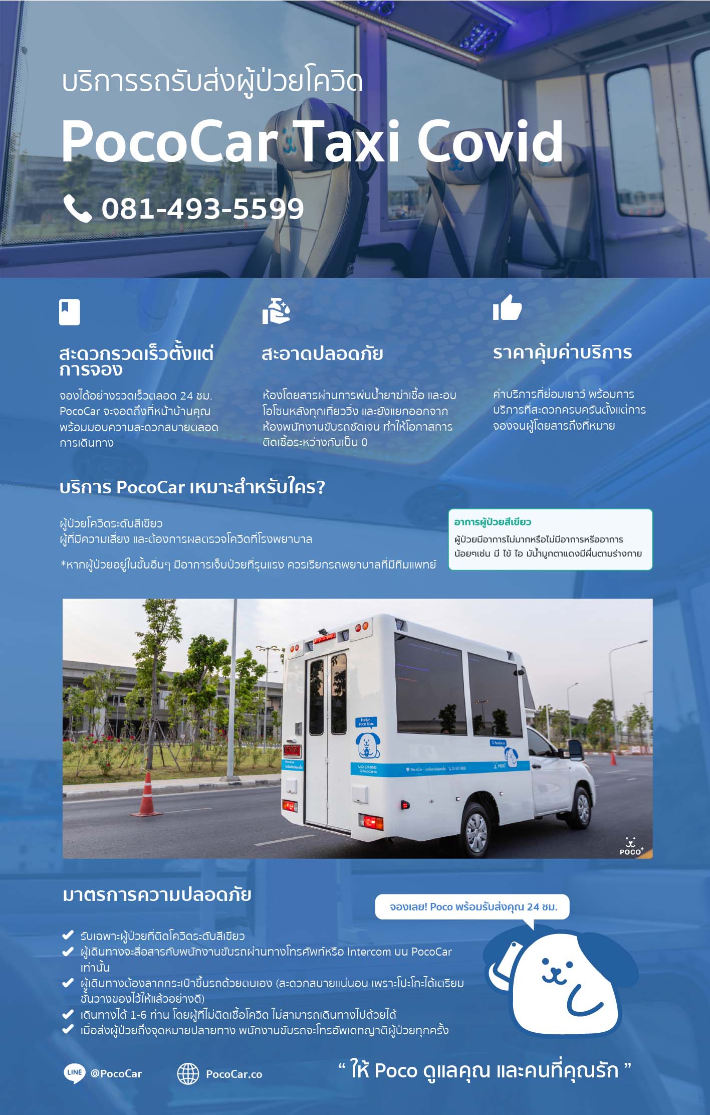 สรุปข้อมูลแท็กซี่รับส่งผู้ป่วยโควิด